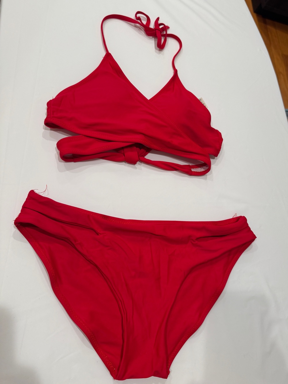 Zaful Bright Red Women's Two-Piece Bikini Set